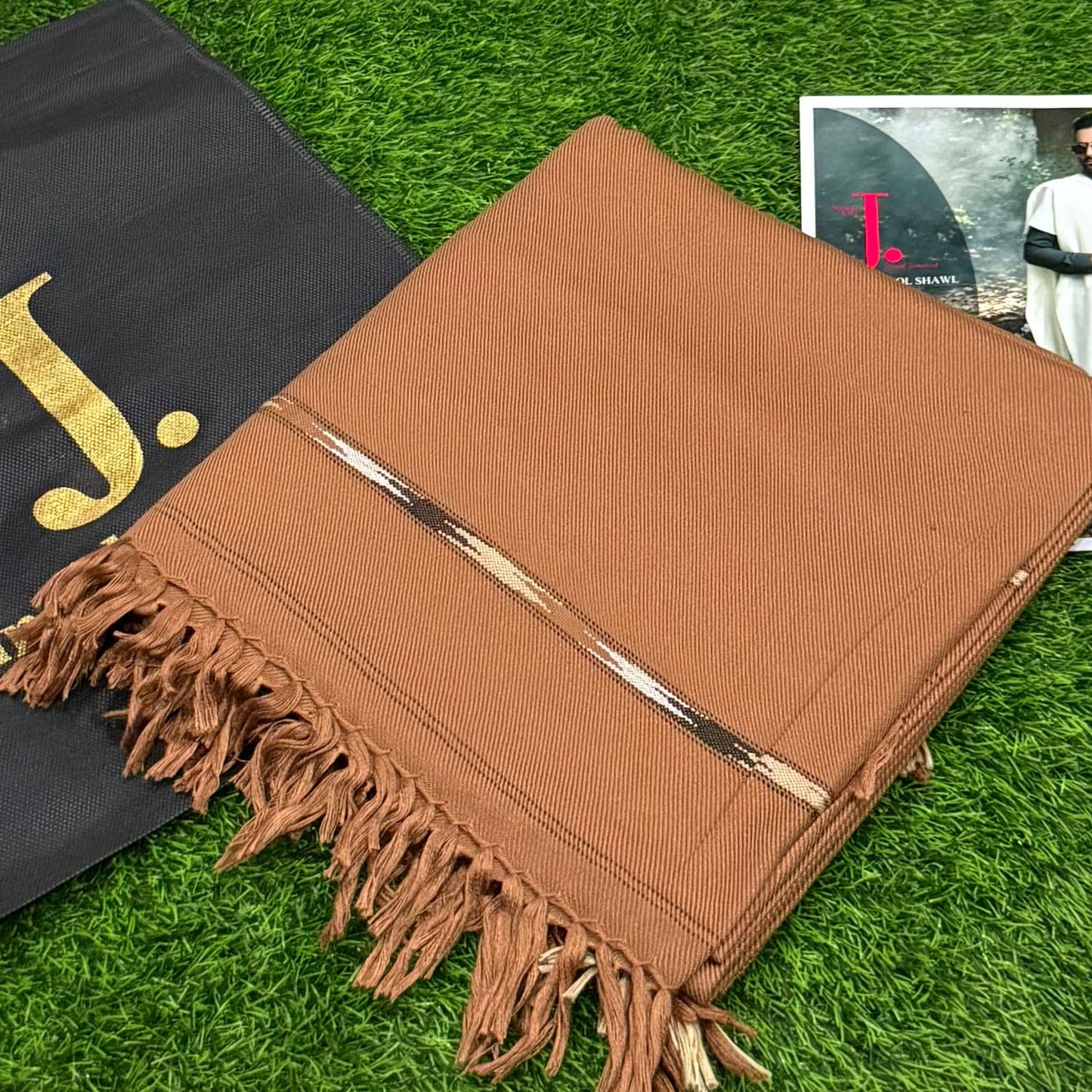 j. Grants wool shawls - copper